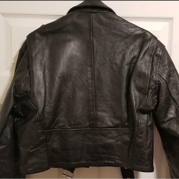 Vintage Leather biker moto jacket FABULOUS - Picture 9 of 13